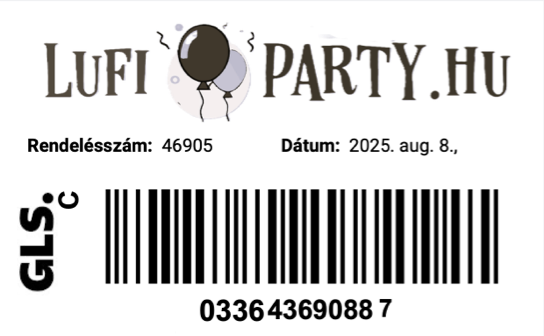 Egyedi szállítási címke 2