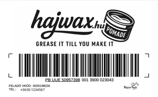 Egyedi szállítási címke 4